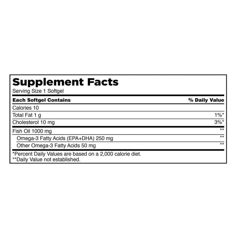 Kirkland Signature Fish Oil 1000 mg., 400 Softgels