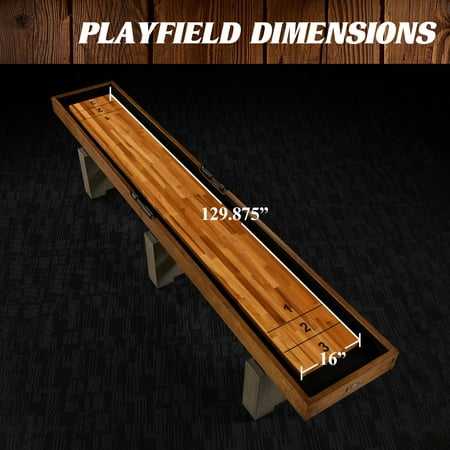 Barrington - Clyborne 12' Shuffleboard Table - Walnut