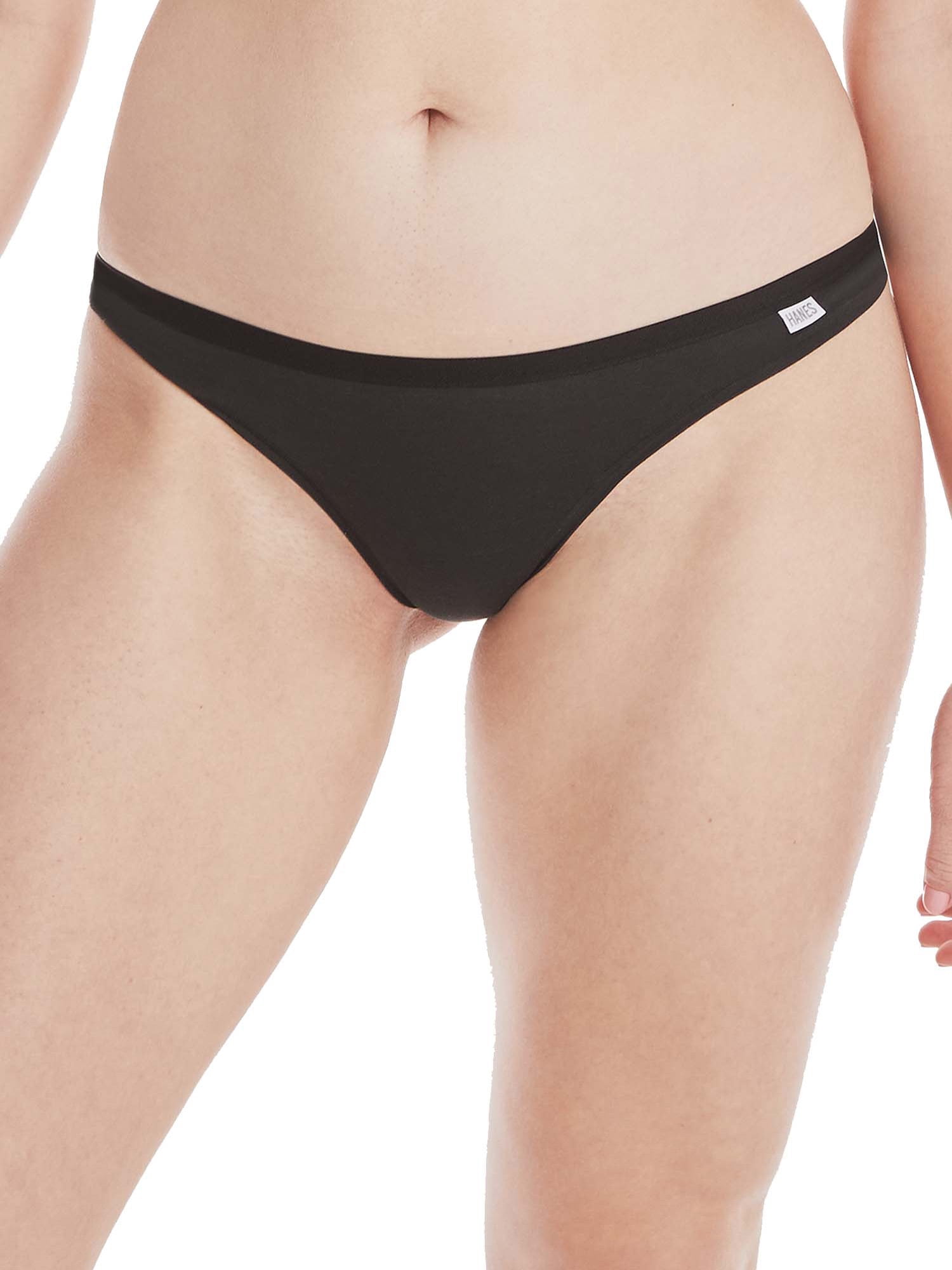 Hanes Classics Womens Cotton Modal Thong , 3 Pack