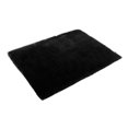 thumbnail image 1 of Alfombra peluda y antideslizante para el hogar, comedor, color negro, 1 of 4