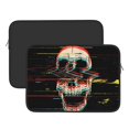 thumbnail image 3 of Bingfone Glitch Screaming Skull Laptop Sleeve Case 15 Inch, 360° Protective Computer Carrying Bag, 3 of 9