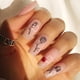 thumbnail image 2 of Calcomanías para uñas con flores Apuakthei, calcomanías para uñas con rosas blancas y negras autoadhesivas en 3D, diseño de manicura francesa con flores huecas, decoración de uñas DIY para uñas, 2 of 7