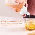 thumbnail image 4 of Youkk Squeeze Bottle Condiment Dispenser Salad Sauce Ketchup Squeezing Container White 1Set, 4 of 6