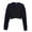 Reactive Black, variant on AFX24CRPC Women's Lightweight Crop Crew Neck-Grey Heather-XS