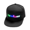 thumbnail image 1 of BT APP Contrôle LED Programmable Coloré Éditable Chapeau LED Écran Amovible avec Boucle de Réglage pour Cadeau Quotidien Boîte de Nuit Fête Concert en Plein Air Carnaval, 1 of 8