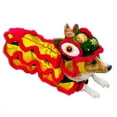 thumbnail image 2 of Pet Dog Costume Lion Dance Dragon Dance Clothing Chinese New Yea Costume Pet Makeover Funny Clothes Red Lucky Cosplay Costume Pet Makeover Funny Clothes Dog Festival Red Lucky Cosplay Costume, 2 of 7