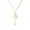 A, variant on Fashion Initial Letter Necklace For Women 26 Letter Drop Necklace Not Fade