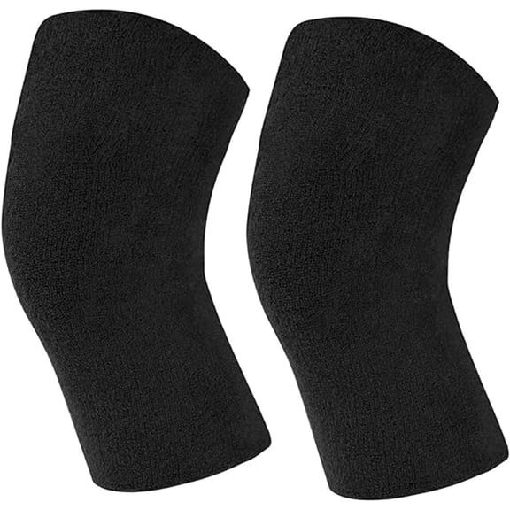 Winter Cotton Knee Warmers Brace, Elastic Soft Knee Wraps Leg Support, Joint Pain & Arthritis Relief Knee Pads for Running Cycling Tendonitis Surgery Recovery