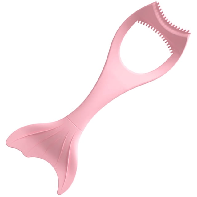Moluckfu Herramienta De Silicona Para Delineador Rosa Con Curvo Para Maquillaje De Ojos Fácil Y