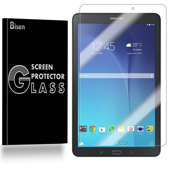 Samsung Galaxy Tab E 9.6 / Galaxy Tab E Nook 9.6 [BISEN] Tempered Glass Screen Protector, Anti-Scratch, Anti-Shock, Shatterproof, Bubble Free