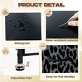 thumbnail image 4 of Kanworse 4 Drawer Fabric Dresser for Bedroom Minimalist black style leopard seamless Chests of Drawers for Closet Organizers Storage, 4 of 8