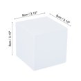 thumbnail image 2 of Unique Bargains 3.1x3.1x3.1' Square Photography Background Props, Hard Foam Photo Props Geometric Cube White, 2 of 4