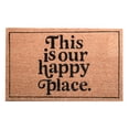 thumbnail image 1 of Tapis de Porte en Coco Ceci Est Notre Endroit Heureux, 1 of 3