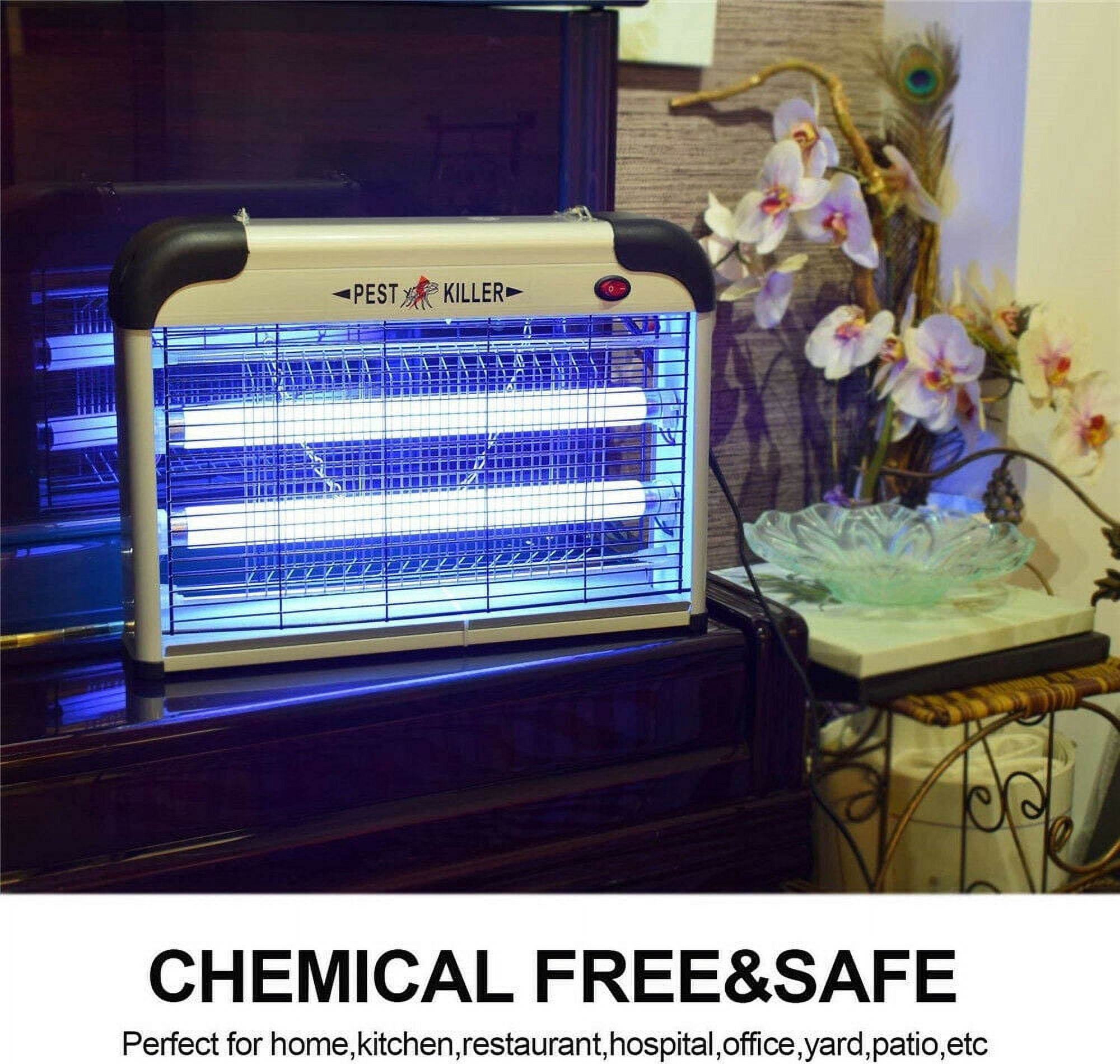 LINKPAL Bug Zapper & Electric Indoor Insect Killer Mosquito, Bug, Fly traps & Other Pests Killer[2025 Upgraded] - Powerful 2800V Grid 20W Bulbs - Indoor Use Only
