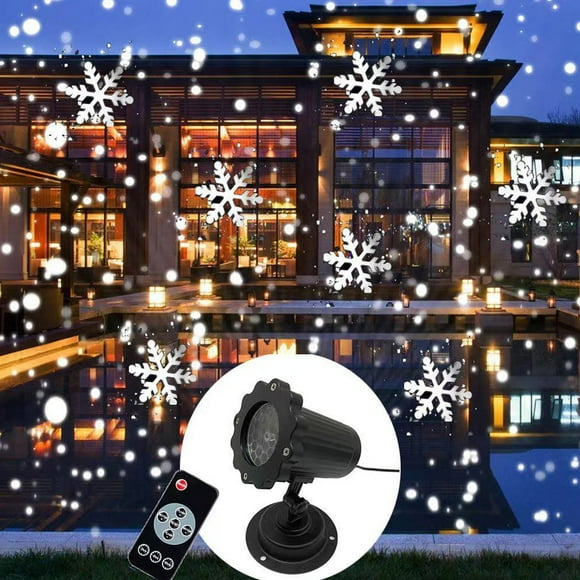 Christmas Projector Lights Outdoor, Christmas Snowflakes Projector LED Lights, Projector Decorating Stage, Indoor Outdoor Holiday Party
