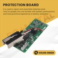 thumbnail image 1 of Reemplazo de PCB de Placa de Circuito de Protección de Carga de Batería de Iones de Litio para Multiherramienta Multímetro 18V P108 RB18L40, 1 of 5