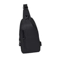 thumbnail image 4 of Milageto Men Chest Bag Casual Tote Bag Mini Shoulder Bag for Running Cycling Climbing Black, 4 of 8