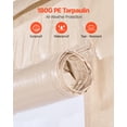 thumbnail image 3 of VEVOR Winter Gazebo Cover Fits 12 x 16 ft Gazebos Weatherproof with Mesh Windows, 3 of 9