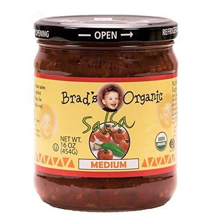 - Brad's Organic Salsa, Medium, 16 Ounce 1 Pack