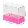 thumbnail image 5 of Nail Drill Bits Storage Box for Organizing 2Pcs Plastic Nail Drill Bits, 5 of 5