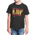 thumbnail image 2 of Umbro Kids Spain Wavy Logo T Shirt (Black, XS-XL), 2 of 4