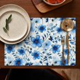 thumbnail image 5 of Pioneer Flower Floral Print Pattern Summer Placemats Table Placemats Set Of 4-Linen Kitchen Washable Placemats Table Mats 12x18 Inch Non-Slip Heat Resistant, 5 of 5
