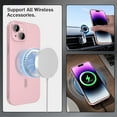thumbnail image 2 of Magnetic Case for iPhone 15 Plus Phone Case for Women, Cute Matte Luxury Soft Metallic Luster Design with Camera Lens Protector, Compatible with Magsafe Case for iPhone 15 Plus 6.7"-Pink, 2 of 12