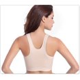 thumbnail image 4 of Sujetador deportivo con cremallera frontal para mujer Sujetador sin aros para después de la cirugía Sujetadores deportivos de yoga activos, 4 of 4