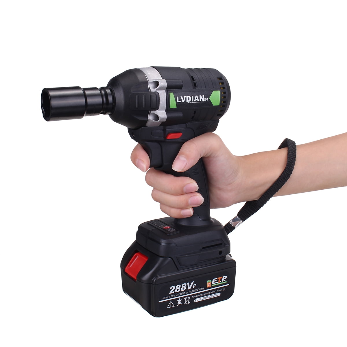 Cordless Brushless Electric Impact Wrench with LED Sri Lanka Ubuy