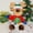 TYPE 2, variant on Merry Christmas Decoration Animated Musical Santa Claus Elk Figurine LED Glowing Soft Plush Stuffed Doll Singing Christmas Puppet Toy Fireplace Home Desktop Decorations Ornament Xmas Holiday