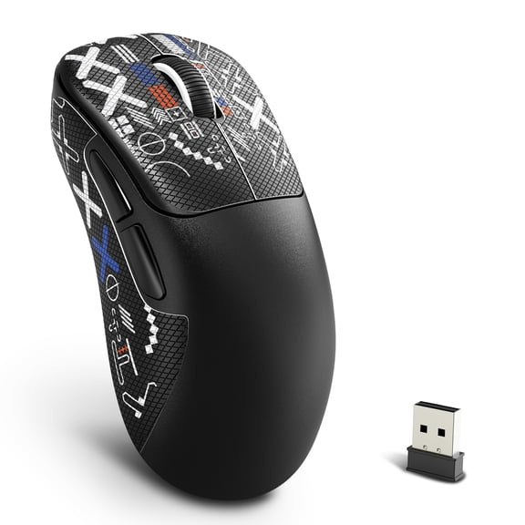 T700 Lightweight Wireless Gaming Mouse, 3-Mode Programmable, Ergonomic Design, Compact, Professional IC, USB Type-C Charging, Rechargeable Lithium Polymer Battery, Compatible with PC, Laptop, Mac