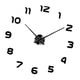 thumbnail image 4 of Simple Arte Moderno DIY Extraíble de DIY Acrílico 3D Superficie de Espejo de Pared Reloj Decorativo de Negro + pta perfecl  Reloj de pared 3D DIY, 4 of 8