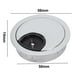 thumbnail image 5 of 1pc Cable Hole Cover For Desk Metal Grommet Table Cable Tidy Wire Hole Cover Chrome Brush 50/53/60mm Detachable Precise Buckle, 5 of 11