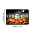 thumbnail image 3 of Decoraciones de Halloween, adornos de Halloween, felpudo de Halloween con estampado de calabaza, felpudo de Acción de Gracias duradero y fácil de mantener, felpudo para el hogar de 15.8x23.6 pulgadas,, 3 of 6