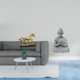 thumbnail image 2 of Figura de caballo,Figura coleccionable de caballo en miniatura,Adorno de caballo de resina,estatua de animal,decoración para el hogar,Estatua de mono,Estatua de Buda Mono para Interior y, 2 of 8