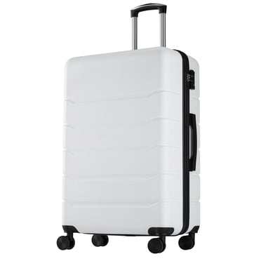 edx 28 Inch Hardside Expandable Luggage with Spinner Wheels, Checked ...