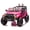 Pink, variant on Ride On Electric Car for Kids Ages 3-8, 24V Kids Driving Jeep Car with Parents Control &Trunk Storage, 2-Seater Rear Suspension with LED Searchlight