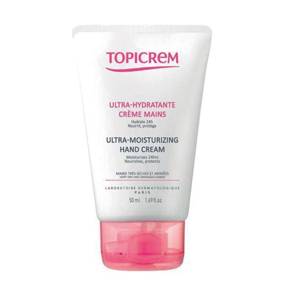Topicrem Ultra Moisturizing Hand Cream for Very Dry and Damaged Hands 50ml
