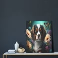 thumbnail image 5 of KLL Cute Flower Puppy Butterfly Print Canvas Wall Art, Canvas Painting Prints Canvas Art Wall Decor Home Decoration for Living Room Bedroom Office, 5 of 6
