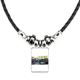 thumbnail image 1 of parada del barco collar a mano colgante de cuerda de cuero Unbranded M, 1 of 3