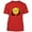 Red, variant on Funny Mens Smoking Funny Emoji Printed Design T-Shirt Short Sleeve T-Shirt Soft and Comfy Shirt, Lightweight Shirt Color Orange Tee Small