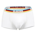 thumbnail image 2 of Aayomet Boxer Briefs Men's High-Leg Opening Bikini Underwear Brazilian Back Mens Underwear,White XXL, 2 of 4