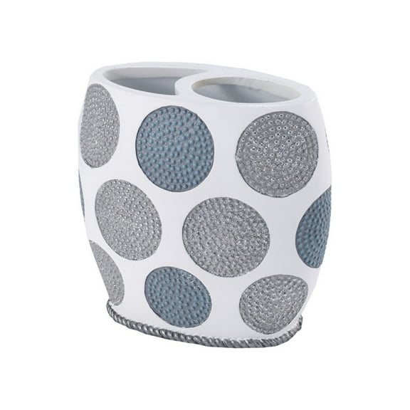 Dotted Circles Toothbrush White