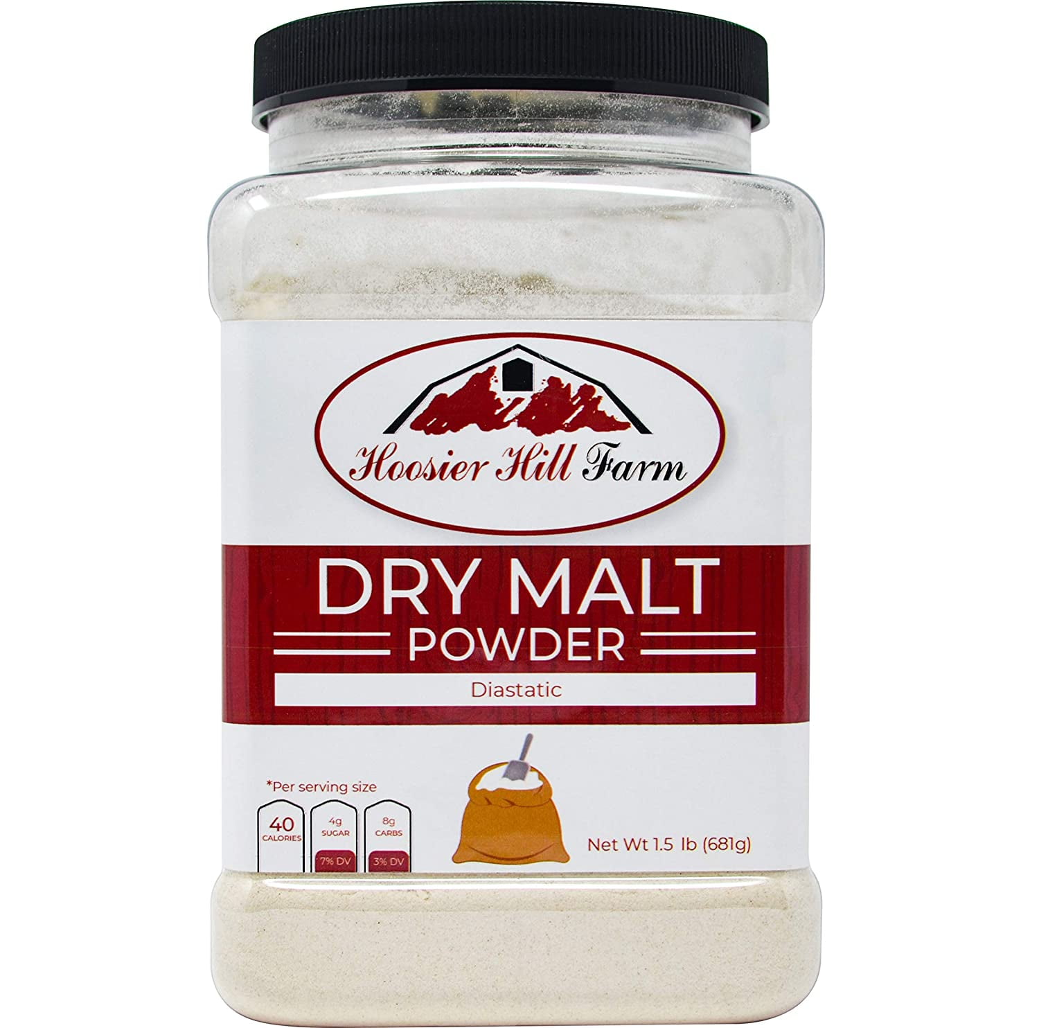 Hoosier Hill Farm Dry Malt (Diastatic) baking Powder 1.5 lb
