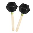 thumbnail image 1 of Orff Sand Hammer Orff Musical Percussion Instrument Children Rattle Toys Musical Instrument Toy,1Pair Black,1 pair * maracas,Black, 1 of 6
