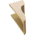 thumbnail image 6 of 9"W x 9"D x 18"H Wide Carmel Rough Cedar Woodgrain TimberThane Corbel, Primed Tan, 6 of 6
