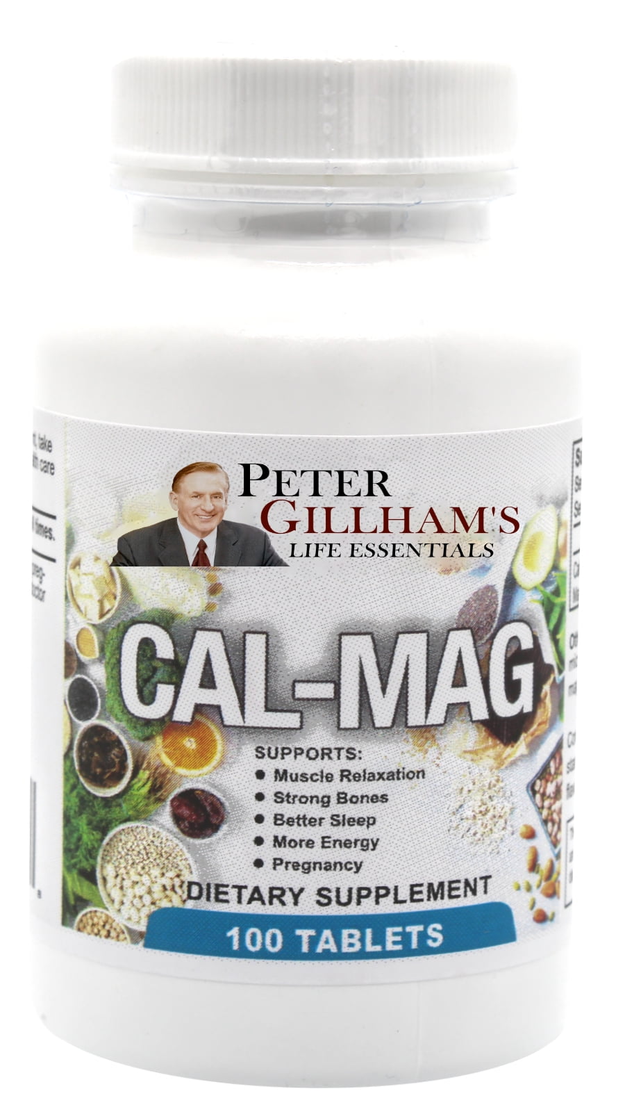 Cal- Mag Tablets, Balanced Calcium 500Mg & Magnesium 250Mg Tabs Peter  Gillham's Life Essentials - Walmart.com