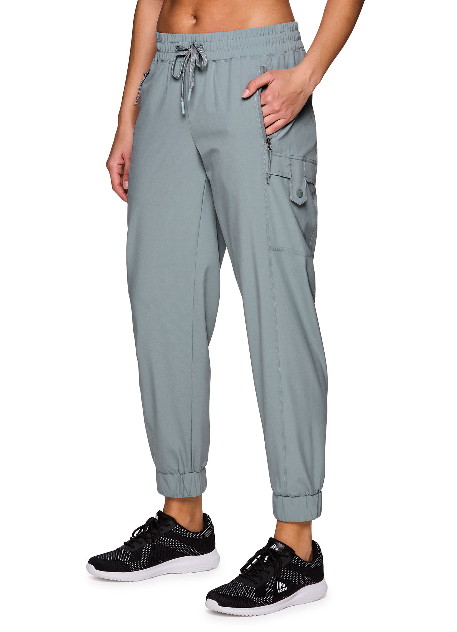 Avalanche Women's Woven Ripstop Cargo Jogger Pants With Zipper Pockets ...