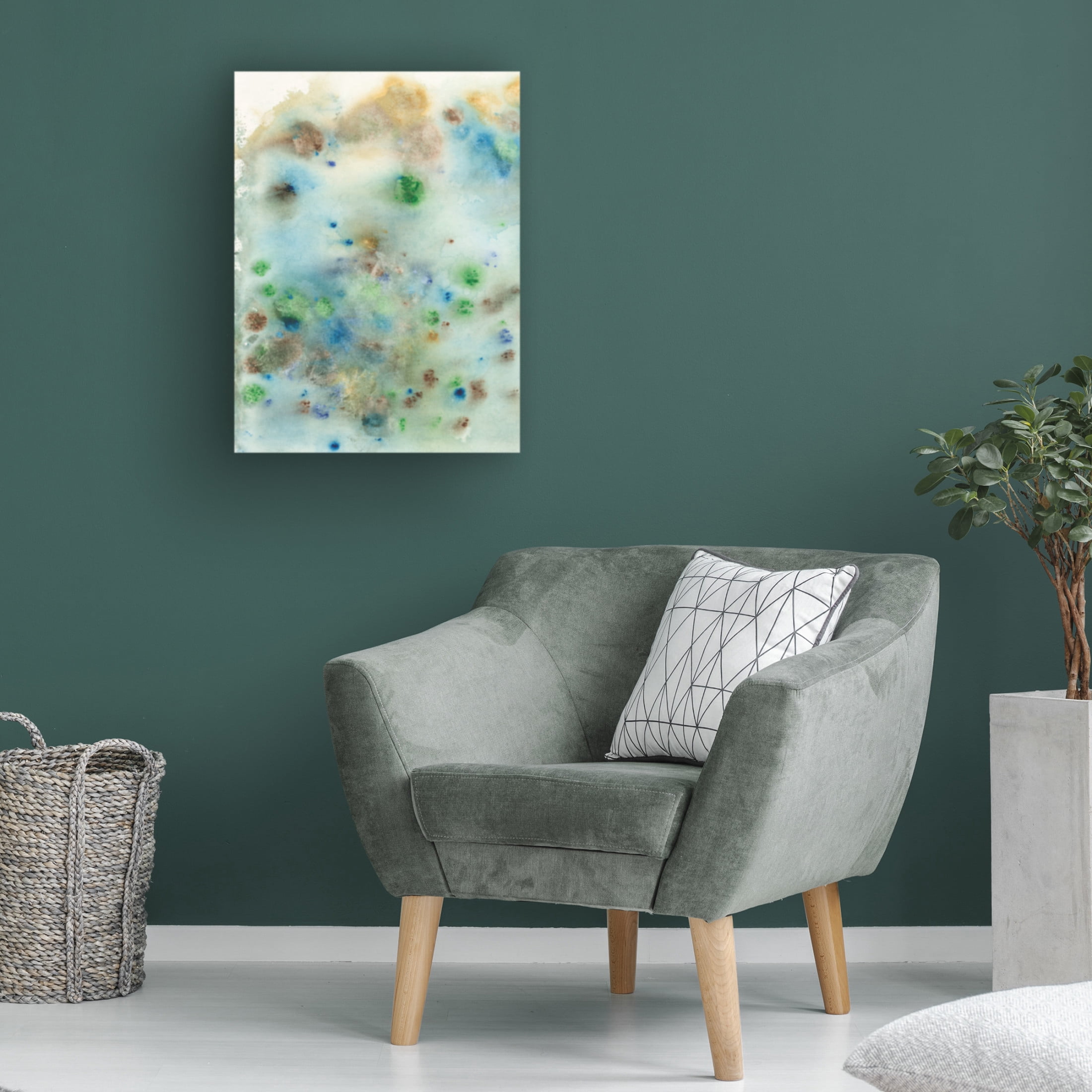 Canvas Wall Art - Jodi Fuchs 'Hawaiian Rain I' Wall Art for Living Room, Bedroom, or Office Décor by Trademark Fine Art - 35 x 47 Inches