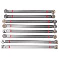 thumbnail image 2 of YLSHRF Robuste Durable et Longue Durée de Vie Métal Pull Rod Kit, 1/10 Tige de Liaison, pour Axial SCX10 313mm Distance d'Essieu Utiliser les Amateurs de Voiture à Domicile, 2 of 8